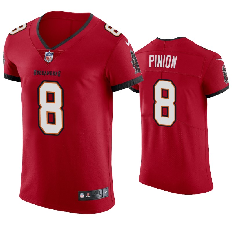 2020 Men's Tampa Bay Buccaneers Bradley Pinion Vapor Elite Jersey Red