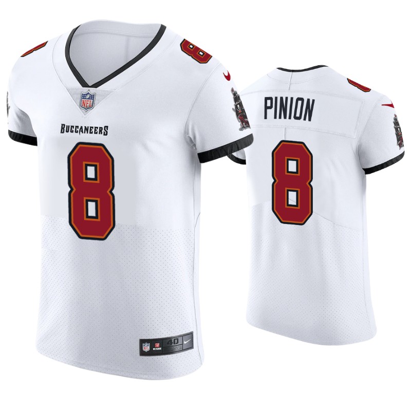 2020 Men's Tampa Bay Buccaneers Bradley Pinion Vapor Elite Jersey White