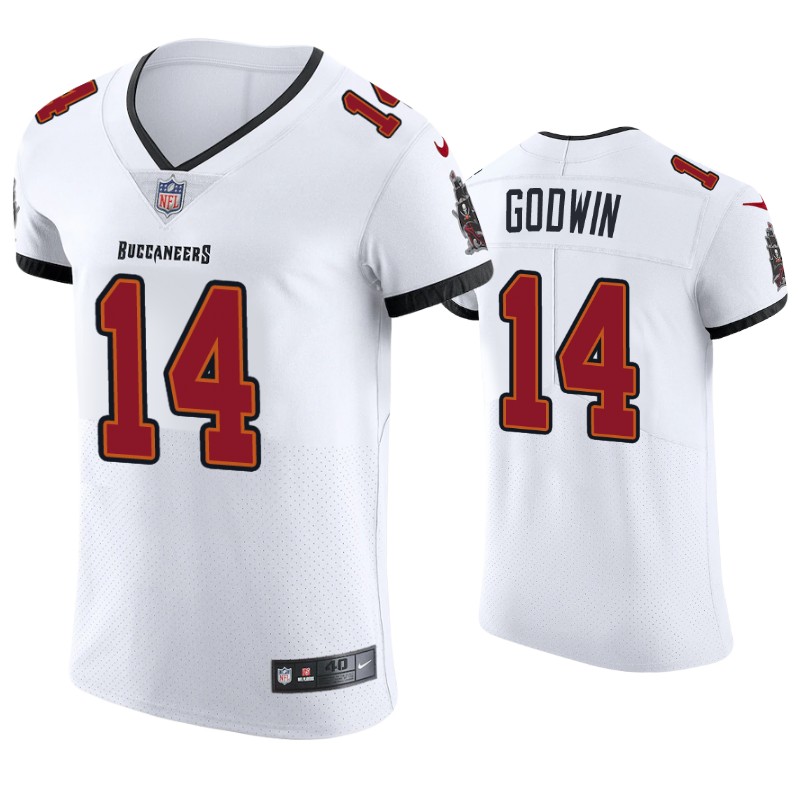 2020 Men's Tampa Bay Buccaneers Chris Godwin Vapor Elite Jersey White