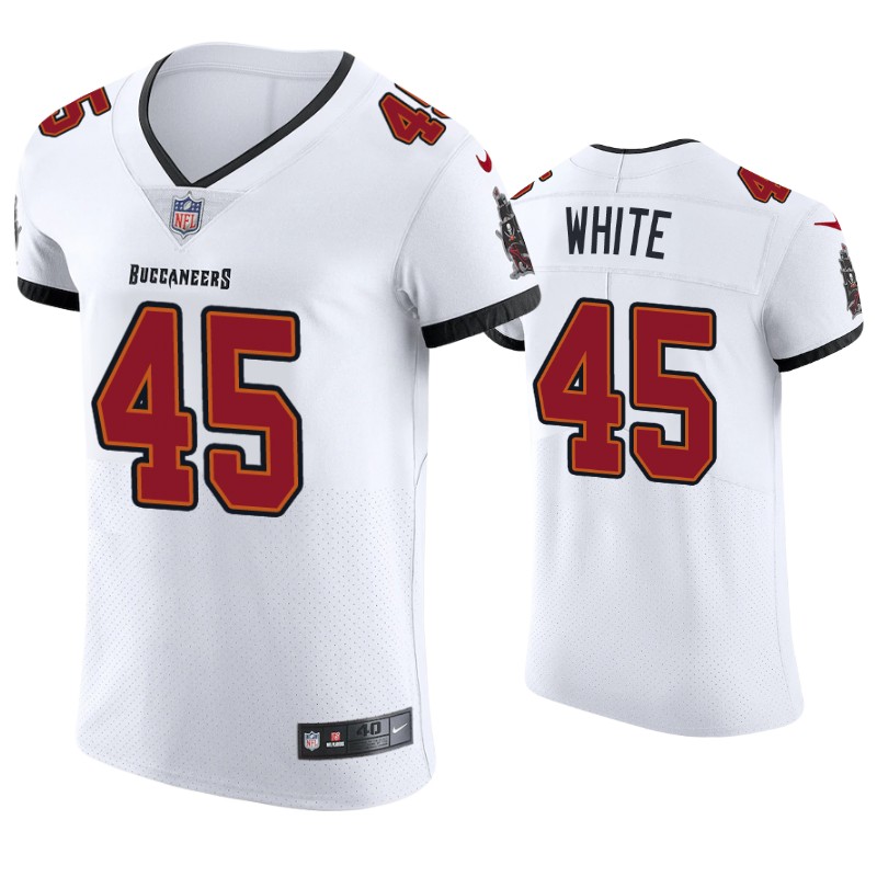 2020 Men's Tampa Bay Buccaneers Devin White Vapor Elite Jersey White