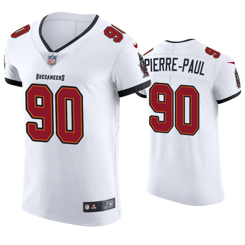2020 Men's Tampa Bay Buccaneers Jason Pierre-Paul Vapor Elite Jersey White