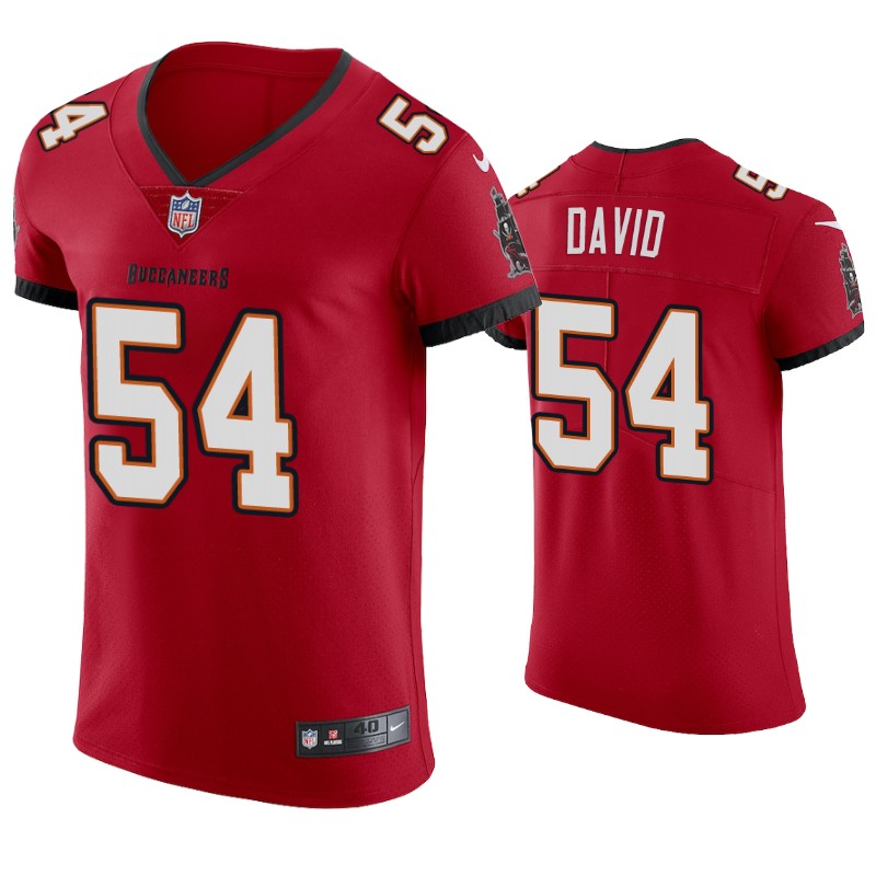 2020 Men's Tampa Bay Buccaneers Lavonte David Vapor Elite Jersey Red