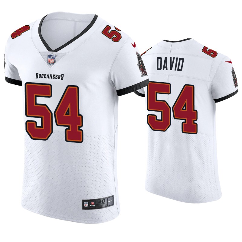 2020 Men's Tampa Bay Buccaneers Lavonte David Vapor Elite Jersey White