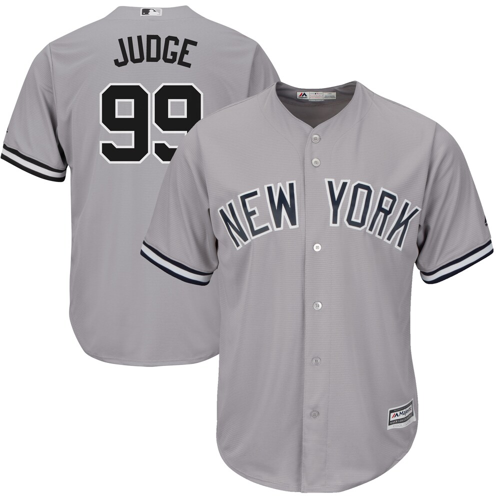 Aaron Judge New York Yankees Majestic Big & Tall Cool Base Player Jersey - Gray