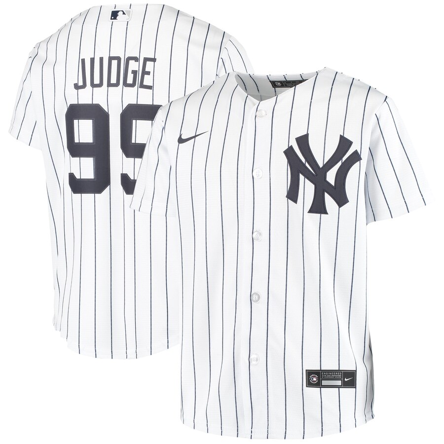 Aaron Judge New York Yankees Nike Youth Home 2020 Replica Player Jersey - White