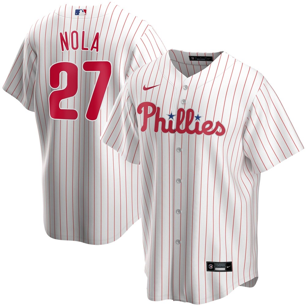 Aaron Nola Philadelphia Phillies Nike Home 2020 Player Jersey - White