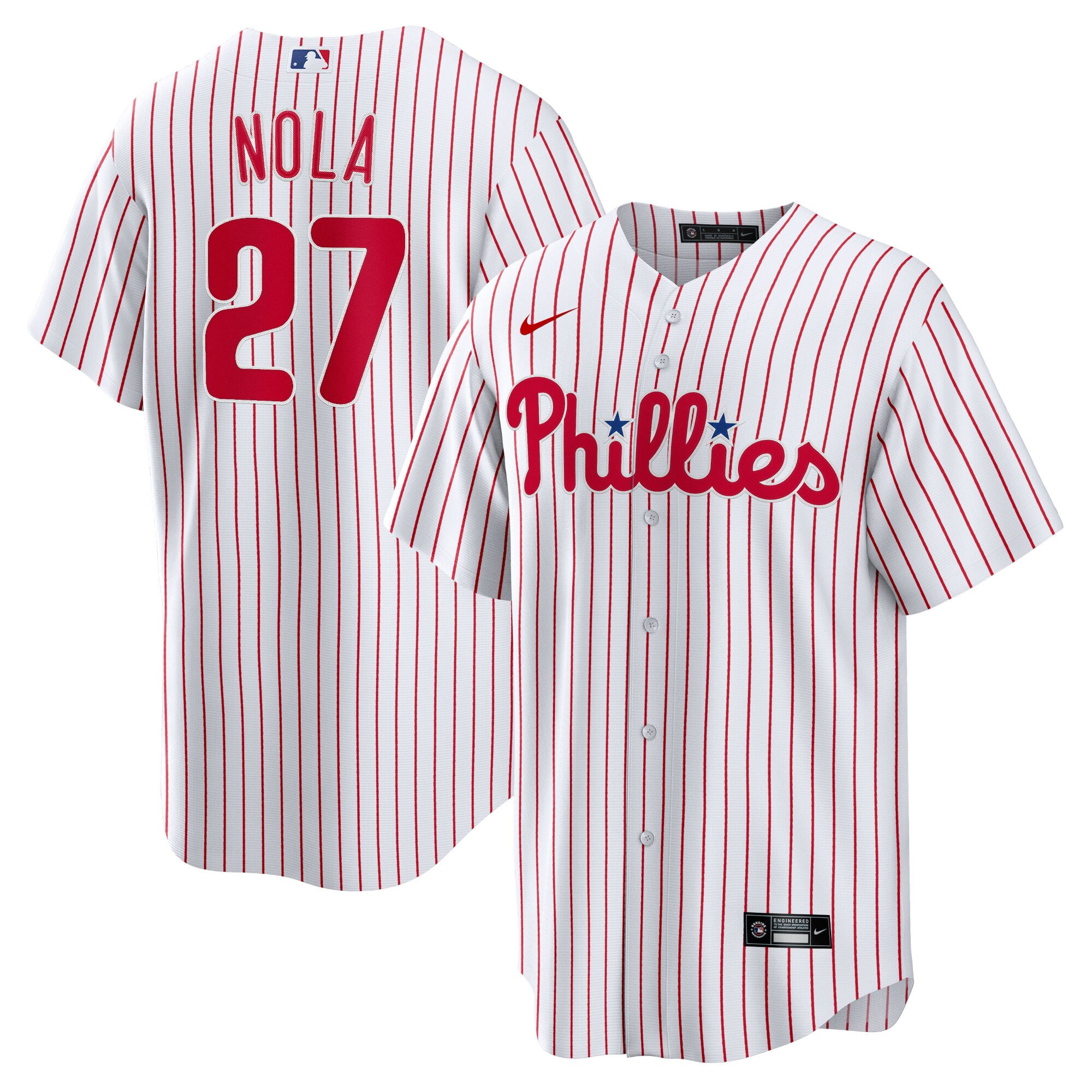 Aaron Nola Philadelphia Phillies Nike Home Replica Player Name Jersey - White