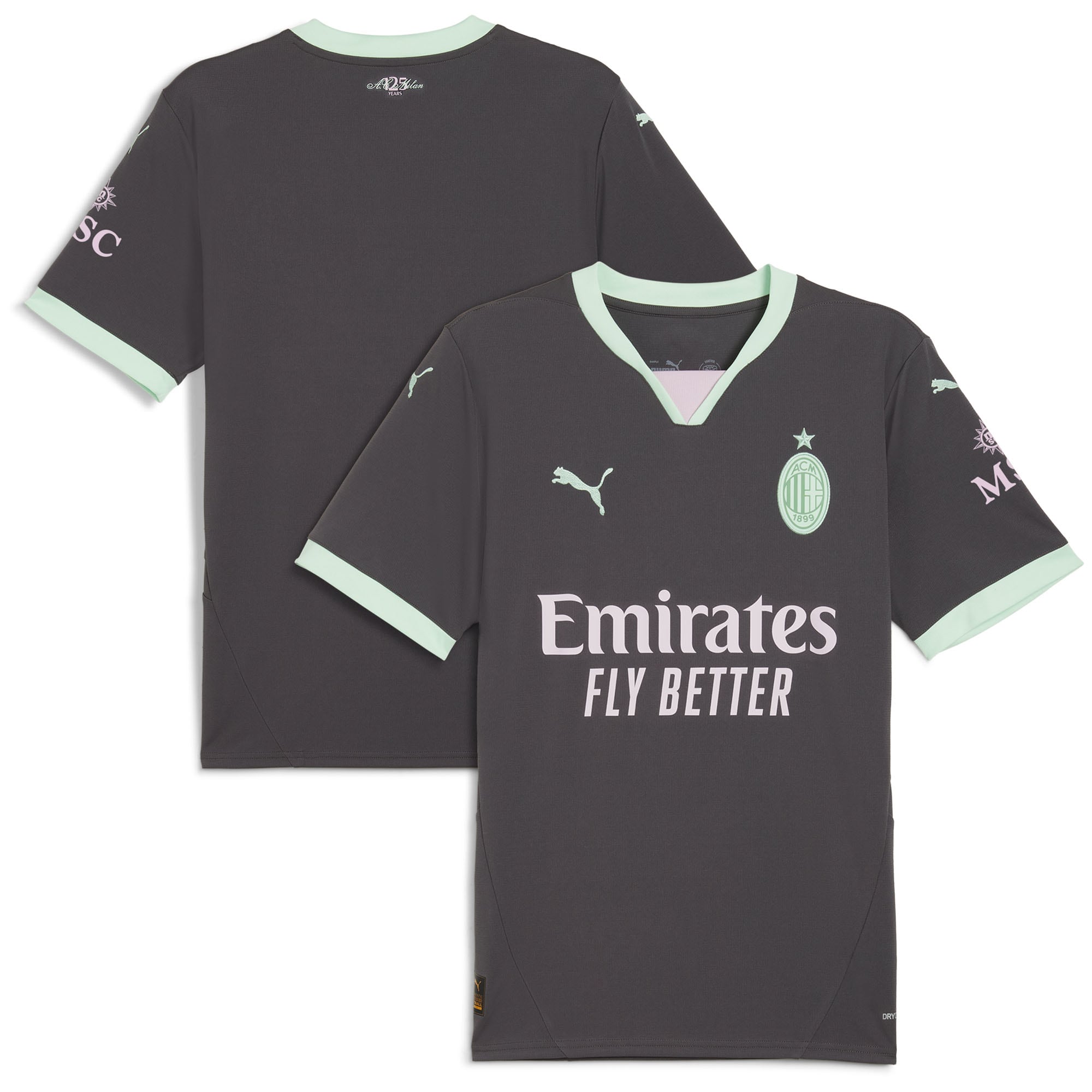  AC Milan Puma 2024/25 Third Replica Jersey - Charcoal