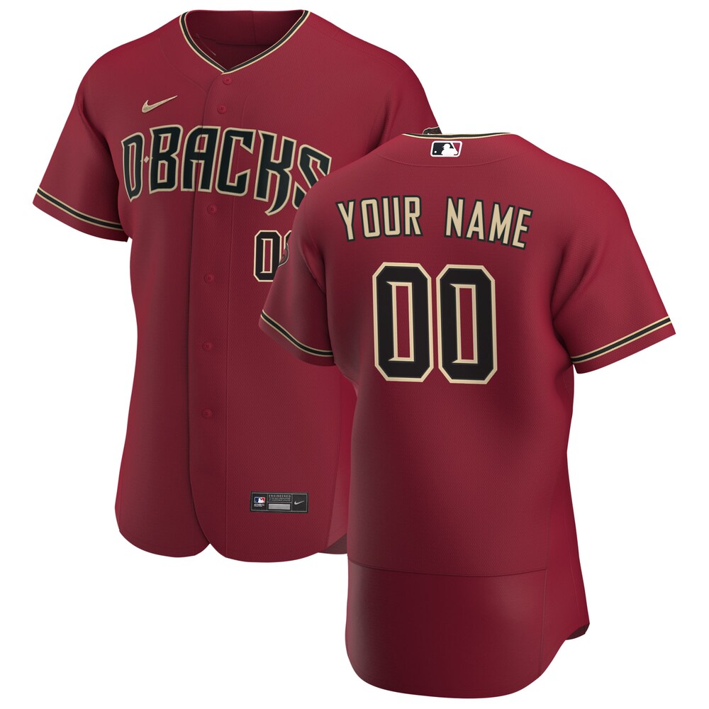 Arizona Diamondbacks Nike 2020 Alternate Custom Jersey - Red