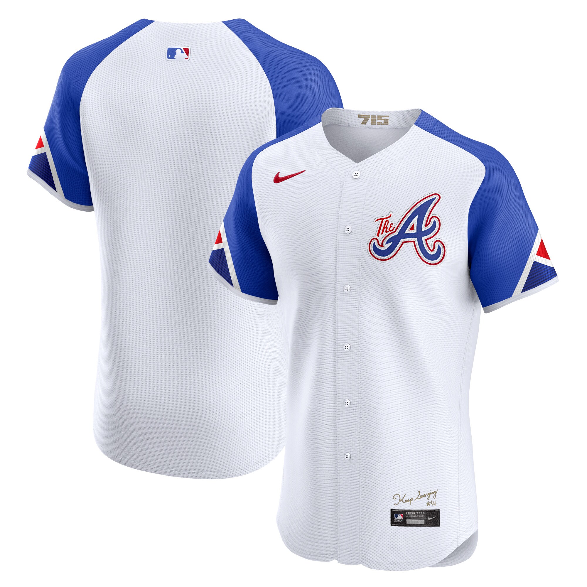  Atlanta Braves Nike City Connect Elite Jersey - White