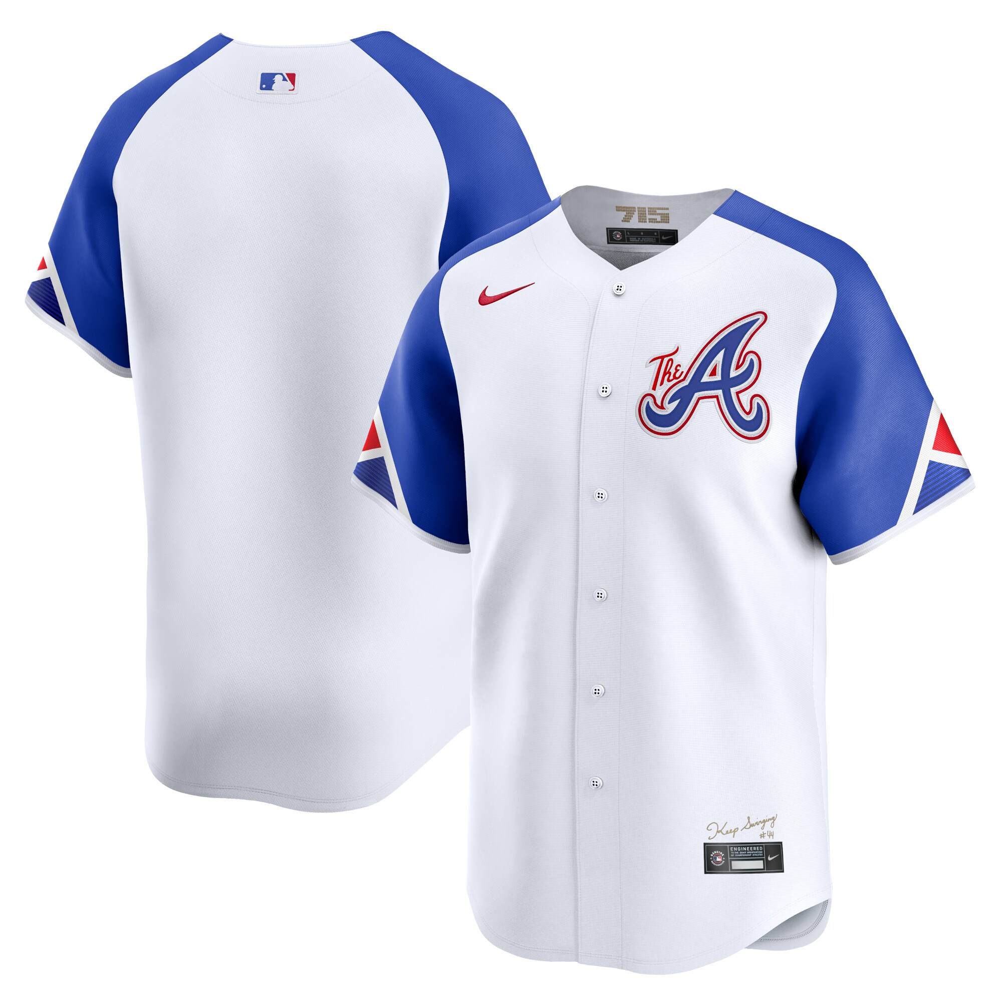  Atlanta Braves Nike City Connect Limited Jersey - White
