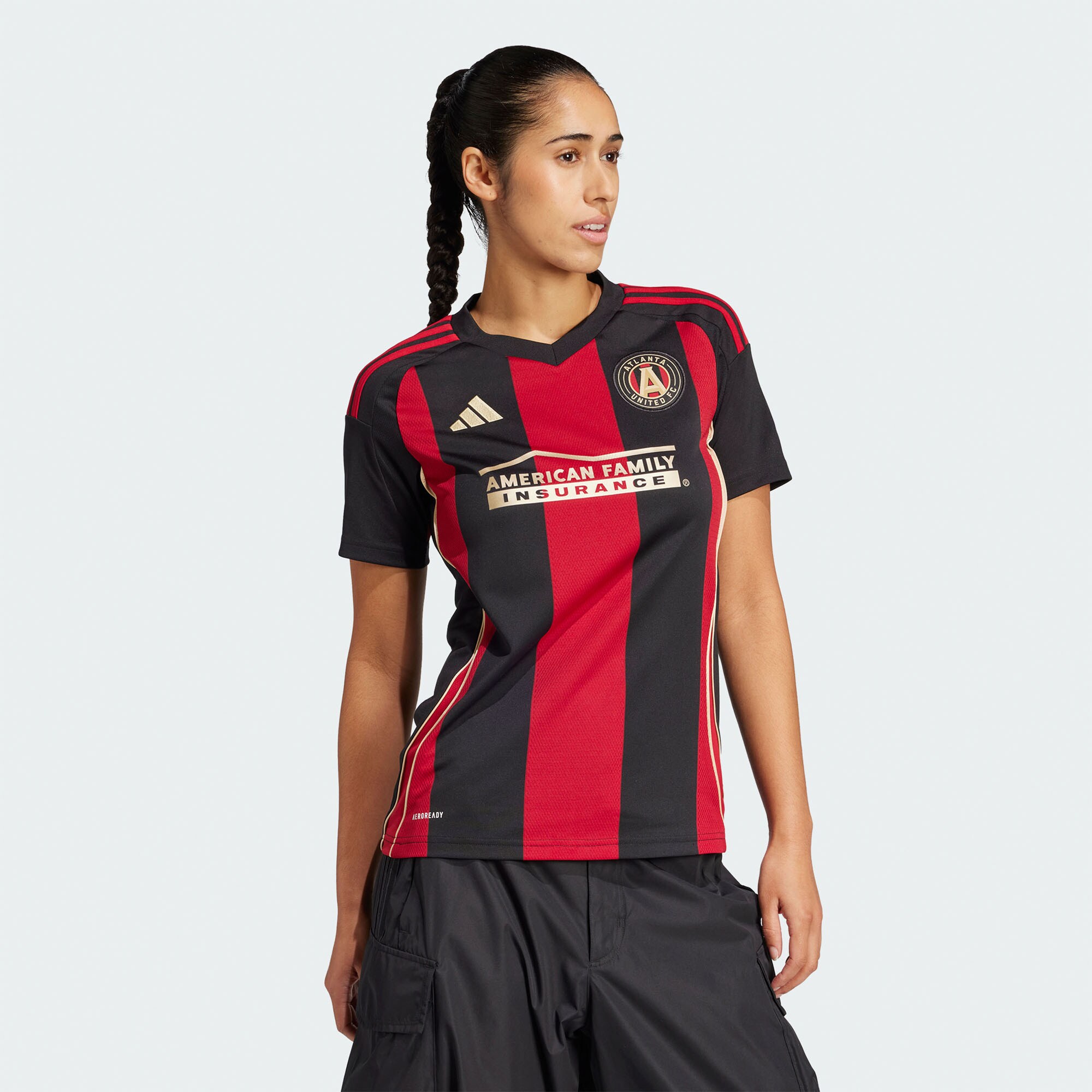  Atlanta United FC adidas Women's 2025 The Connector Replica Jersey - Black