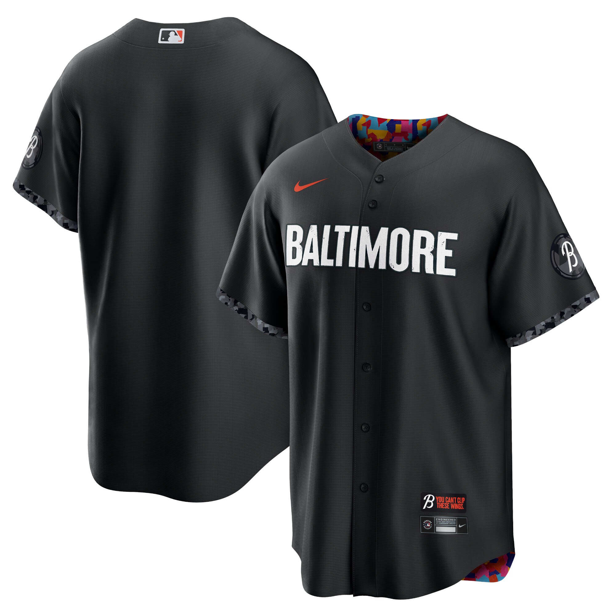  Baltimore Orioles Nike City Connect Replica Jersey - Black