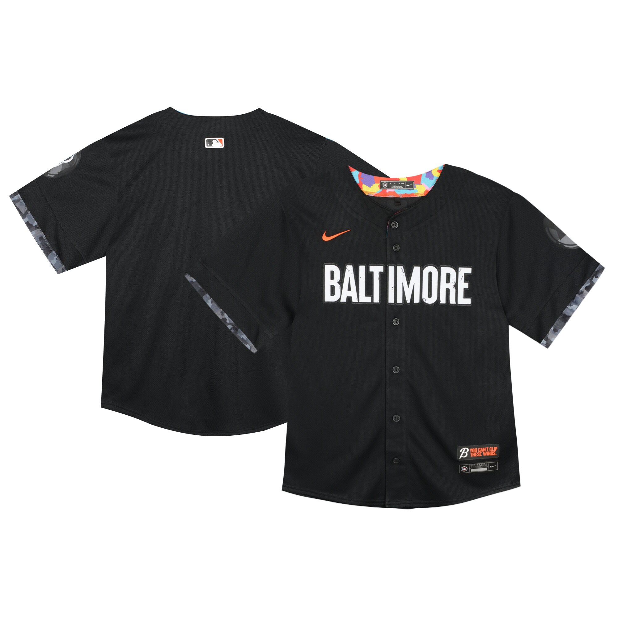  Baltimore Orioles Nike Toddler City Connect Limited Jersey - Black