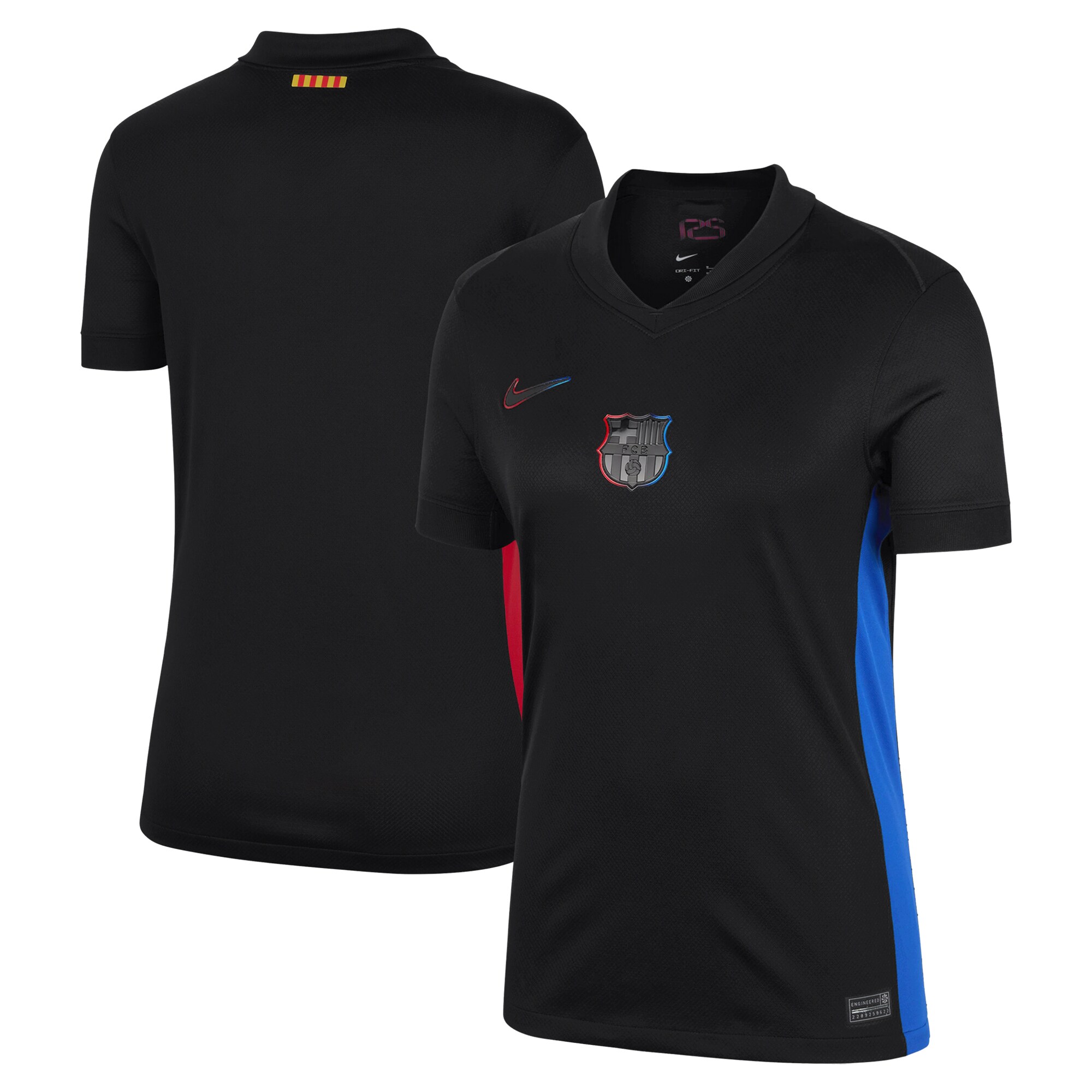  Barcelona Nike Women's 2024/25 Away Replica Jersey - Black