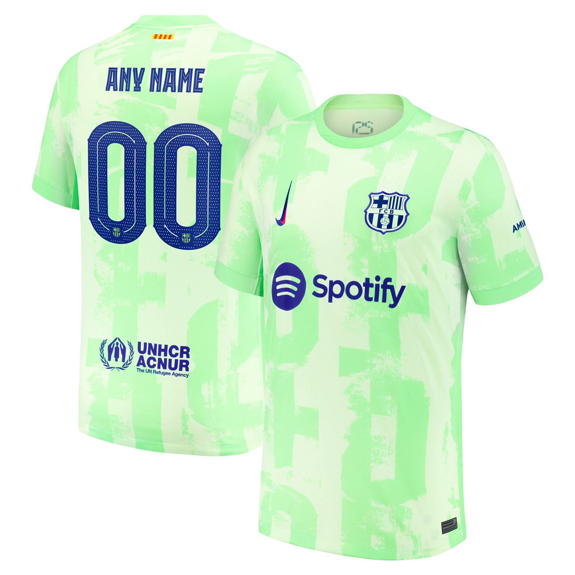  Barcelona Nike Youth 2024/25 Third Replica Custom Jersey - Yellow