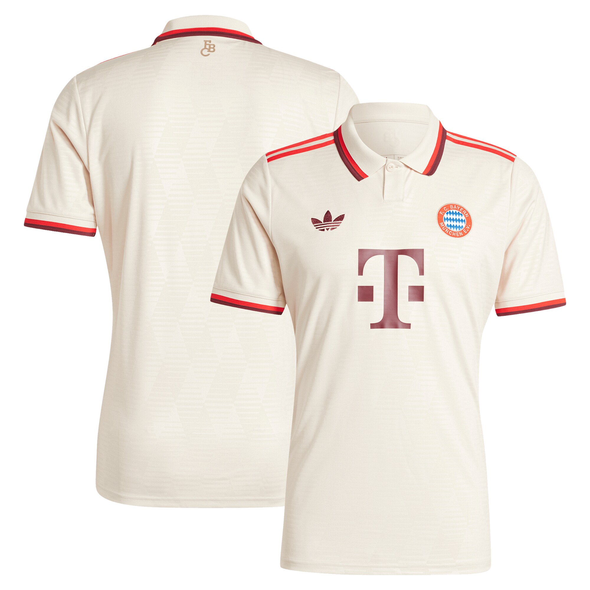  Bayern Munich adidas Originals 2024/25 Third Replica Jersey - Cream