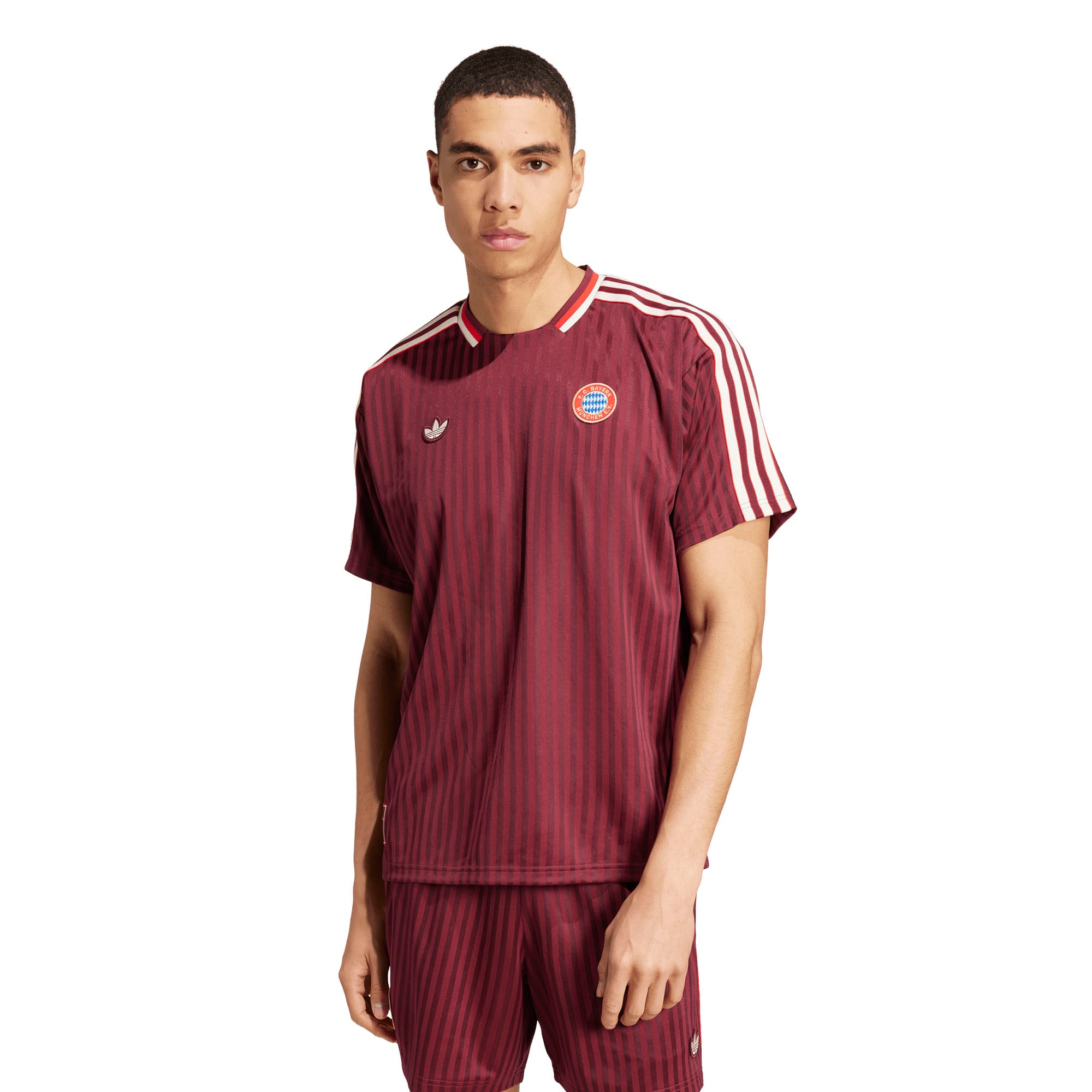  Bayern Munich adidas Originals Terrace Icons Collection Fashion Jersey - Red