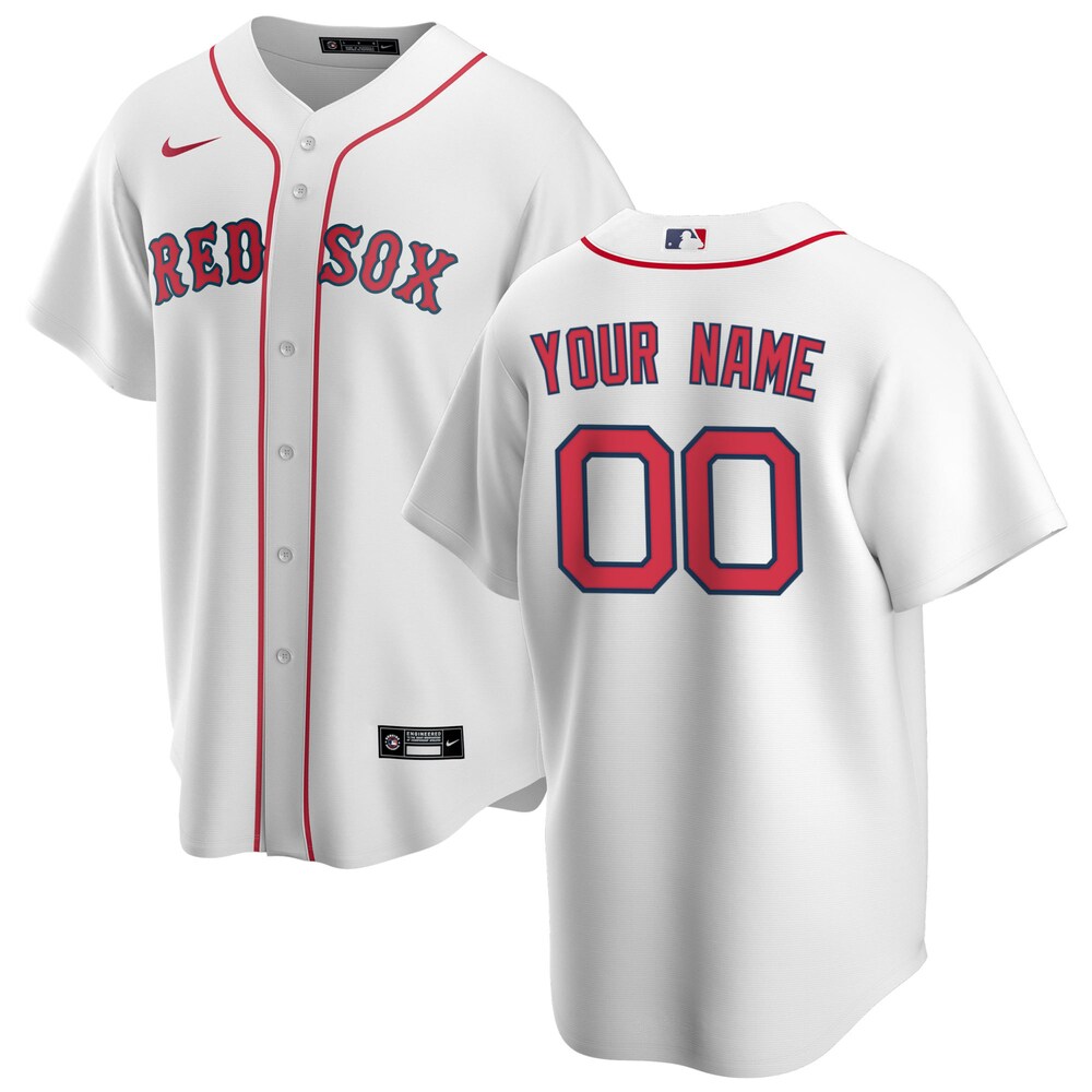 Boston Red Sox Nike Home 2020 Custom Jersey - White