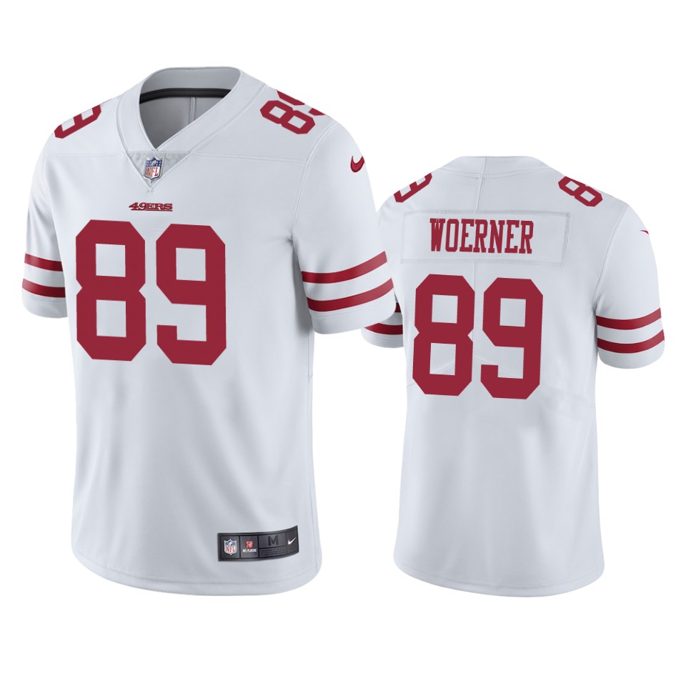  Charlie Woerner Vapor Untouchable Limited White Jersey Men's