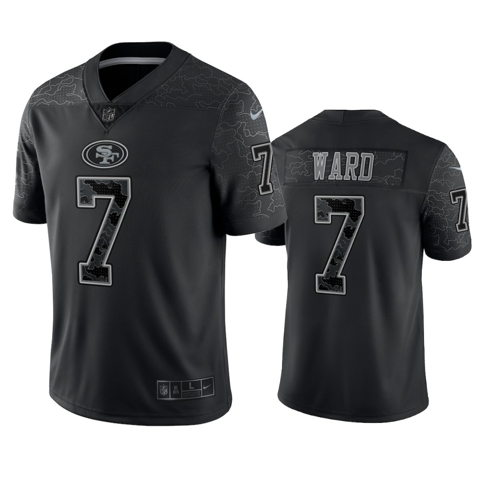  Charvarius Ward Reflective Limited Black Jersey Men's