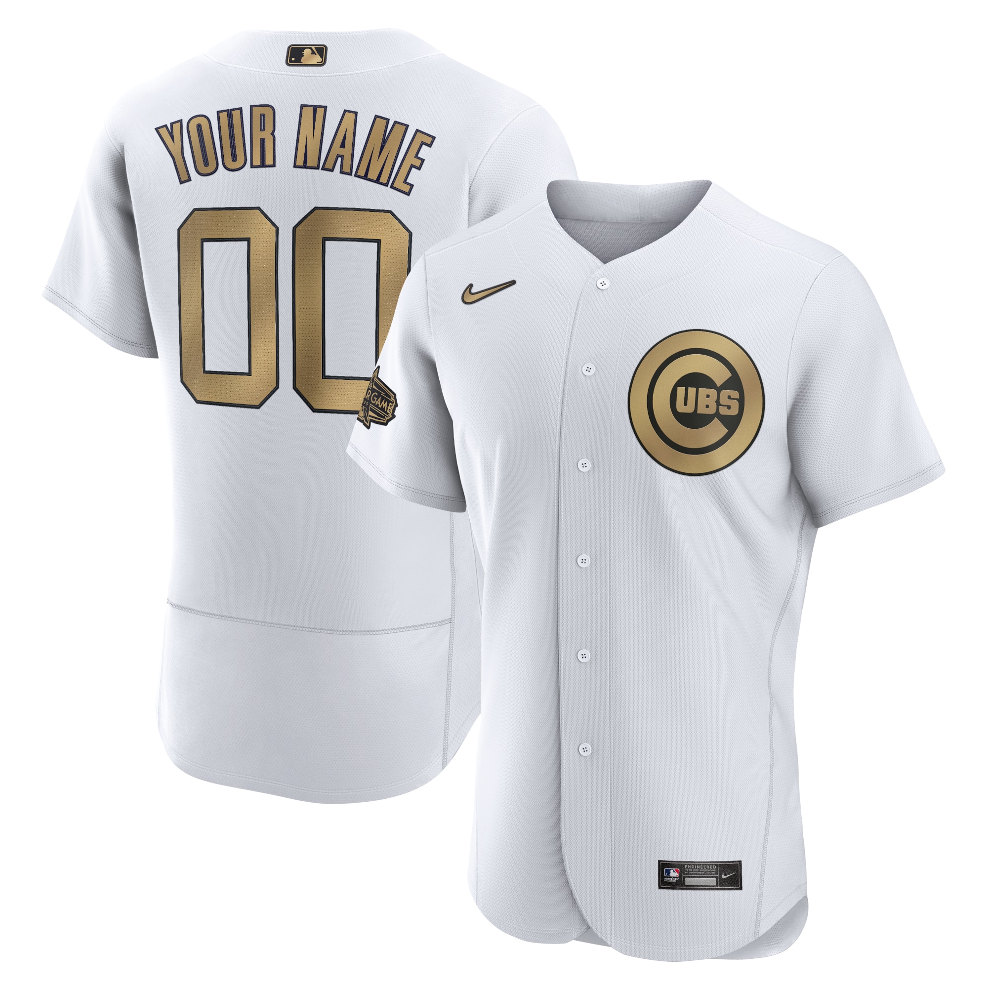 Chicago Cubs Nike 2022 MLB All-Star Game Authentic Custom Jersey - White