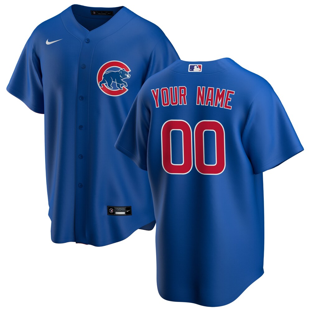 Chicago Cubs Nike Alternate 2020 Custom Jersey - Royal