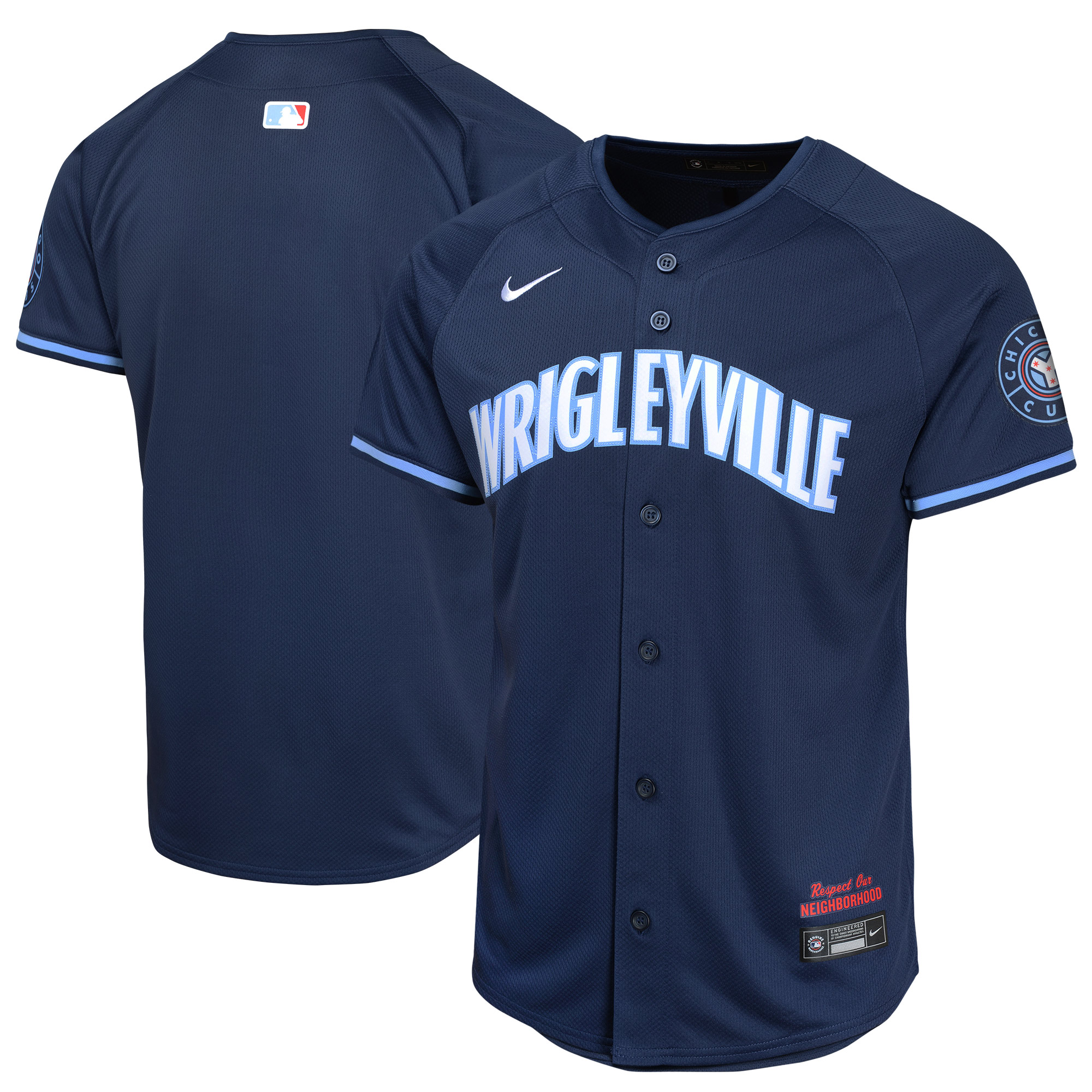  Chicago Cubs Nike Youth City Connect Limited Jersey - Navy
