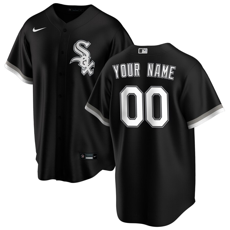 Chicago White Sox Nike Alternate 2020 Replica Custom Jersey â€“ Black