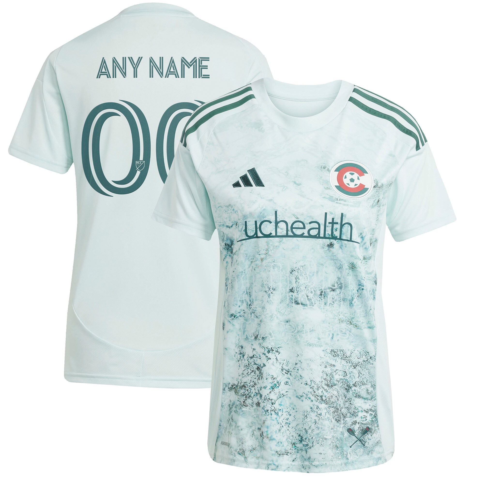  Colorado Rapids adidas Women's 2025 Headwaters Replica Custom Jersey - Green
