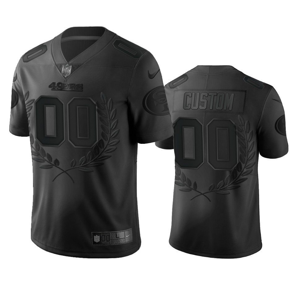  Custom Black MVP Limited Jersey