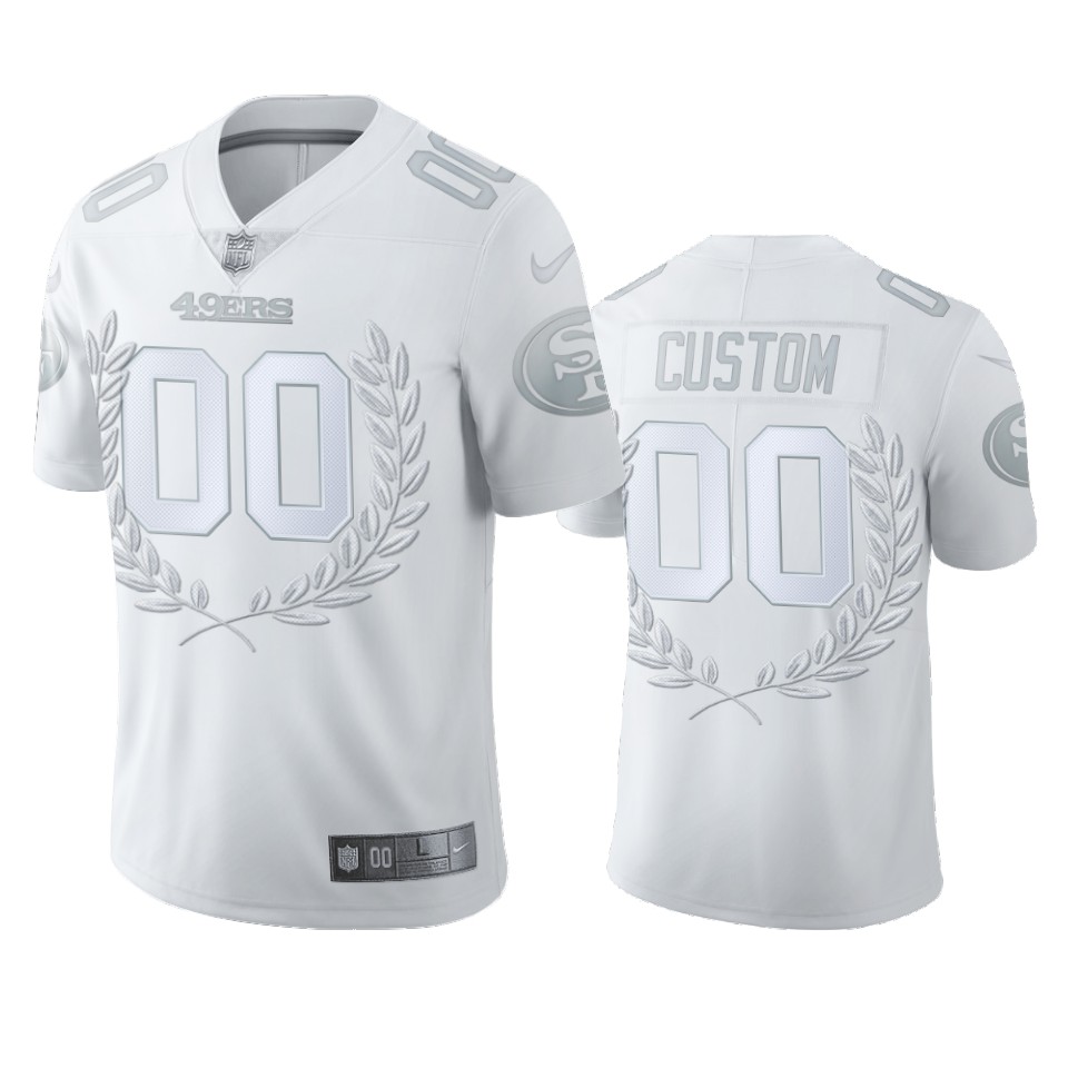  Custom White MVP Platinum Limited Jersey