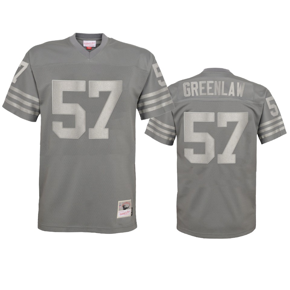  Dre Greenlaw Metal Replica Charcoal Jersey Men's