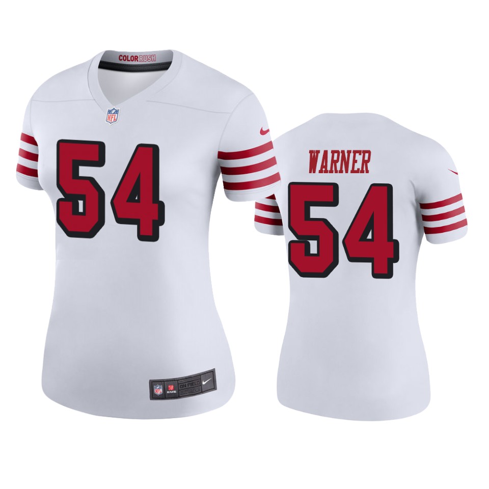  Fred Warner White Color Rush Legend Jersey