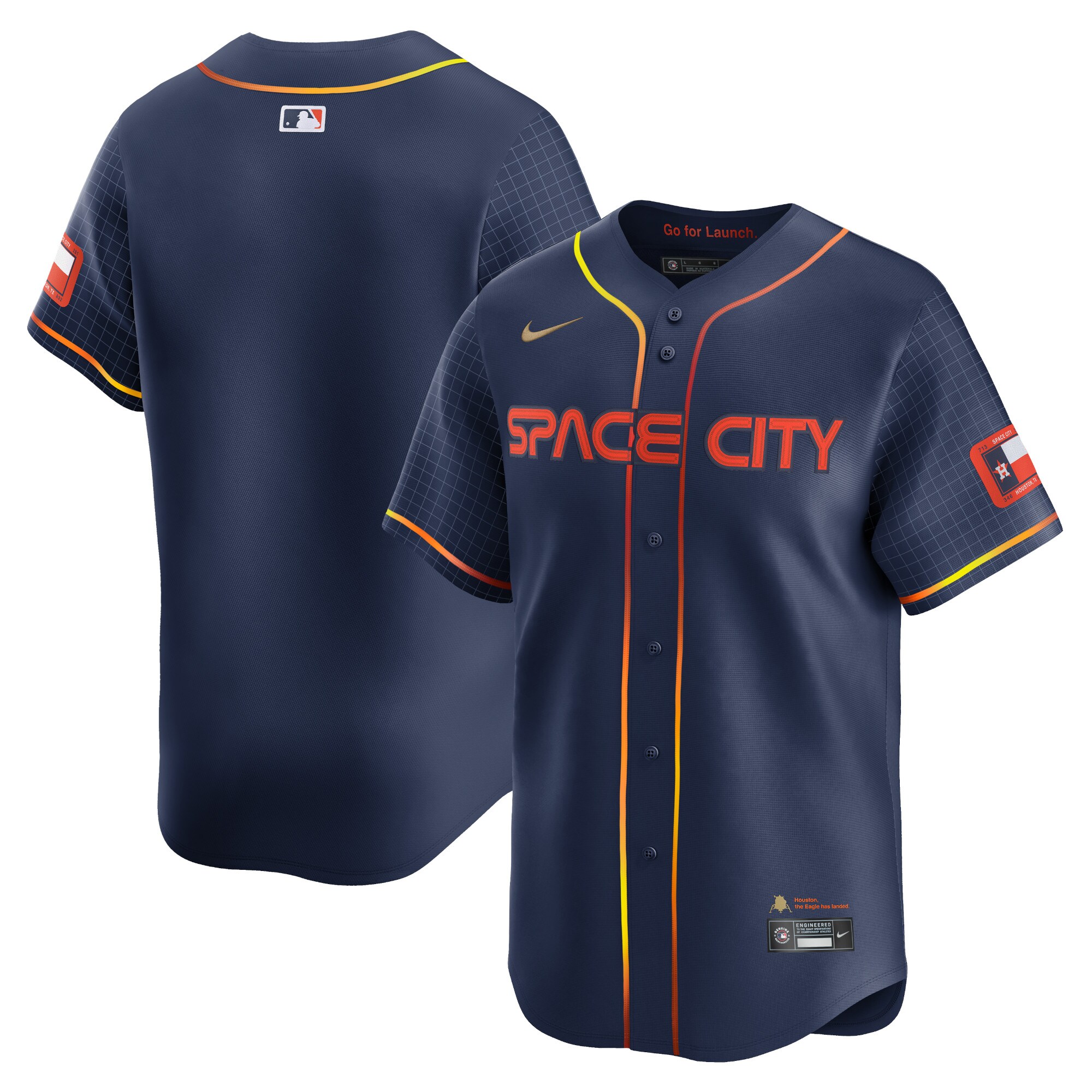  Houston Astros Nike City Connect Limited Jersey - Navy