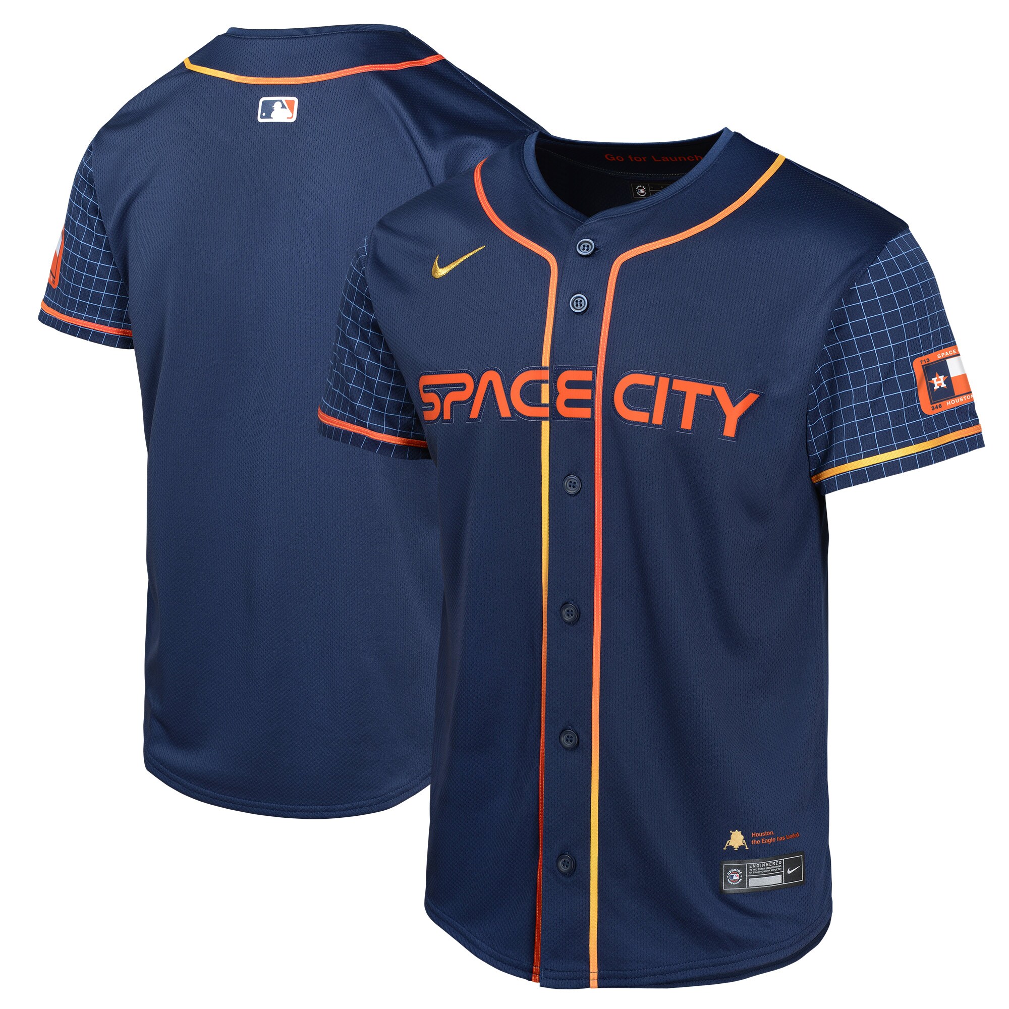  Houston Astros Nike Youth City Connect Limited Jersey - Navy