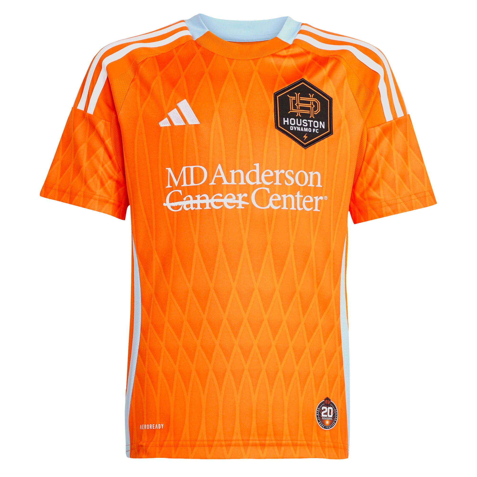  Houston Dynamo FC adidas Youth 2025 Season 20 Replica Custom Jersey - Orange