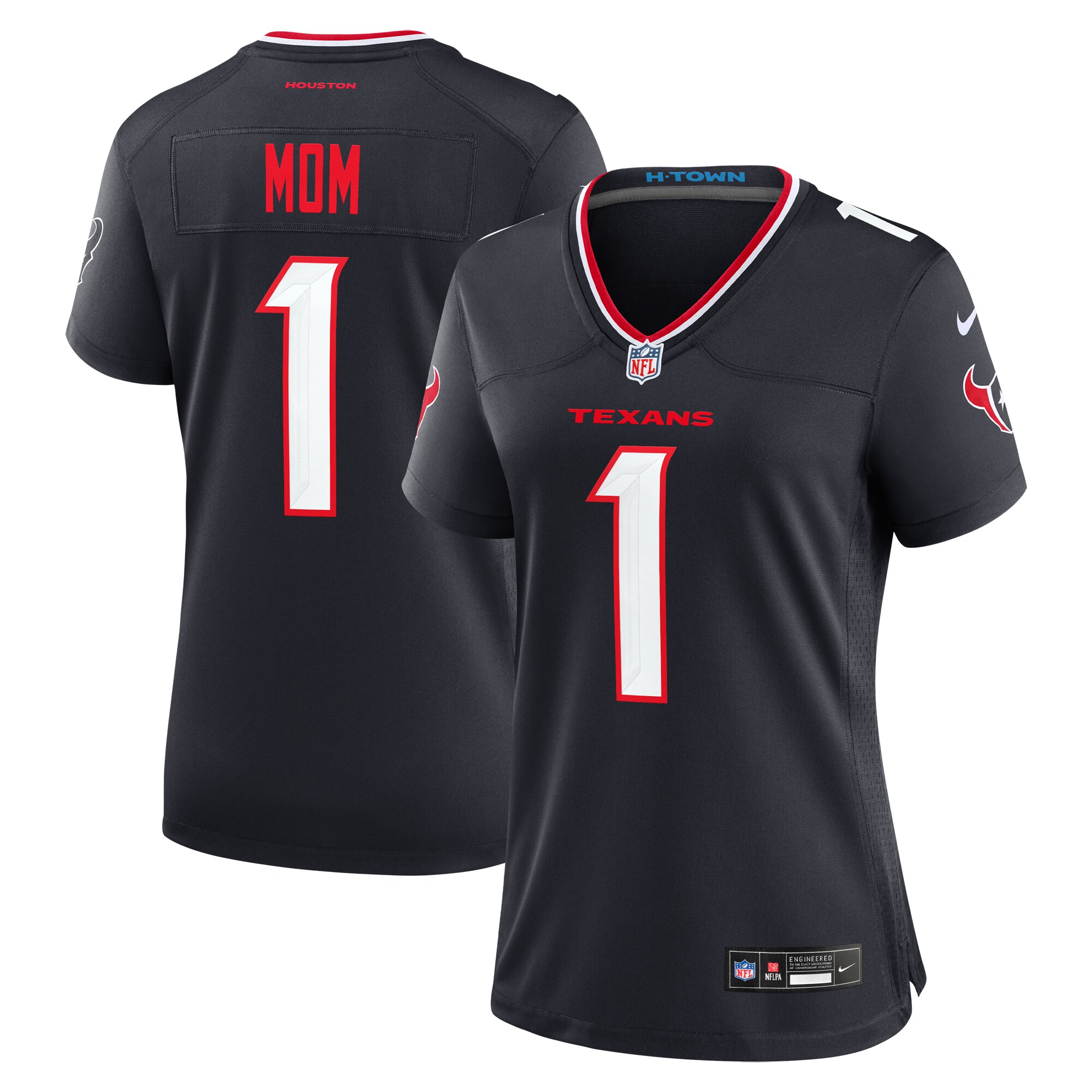  Houston Texans Nike Women's #1 Mom Game Jersey - Navy