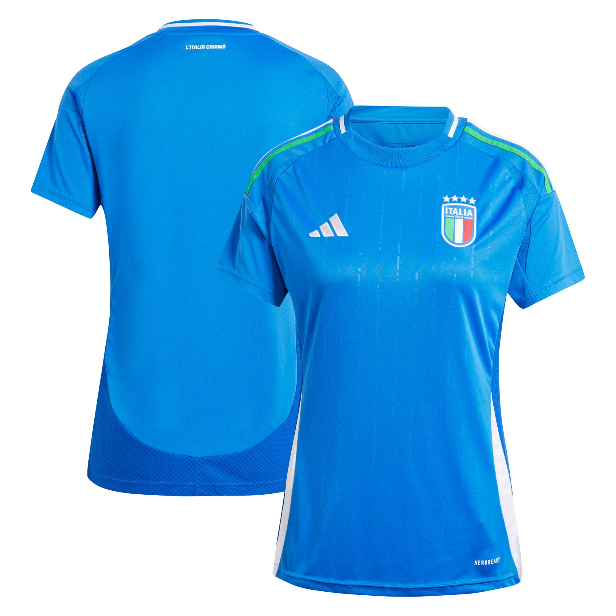  Italy National Team adidas Women's 2024 Home Replica Jersey - Blue