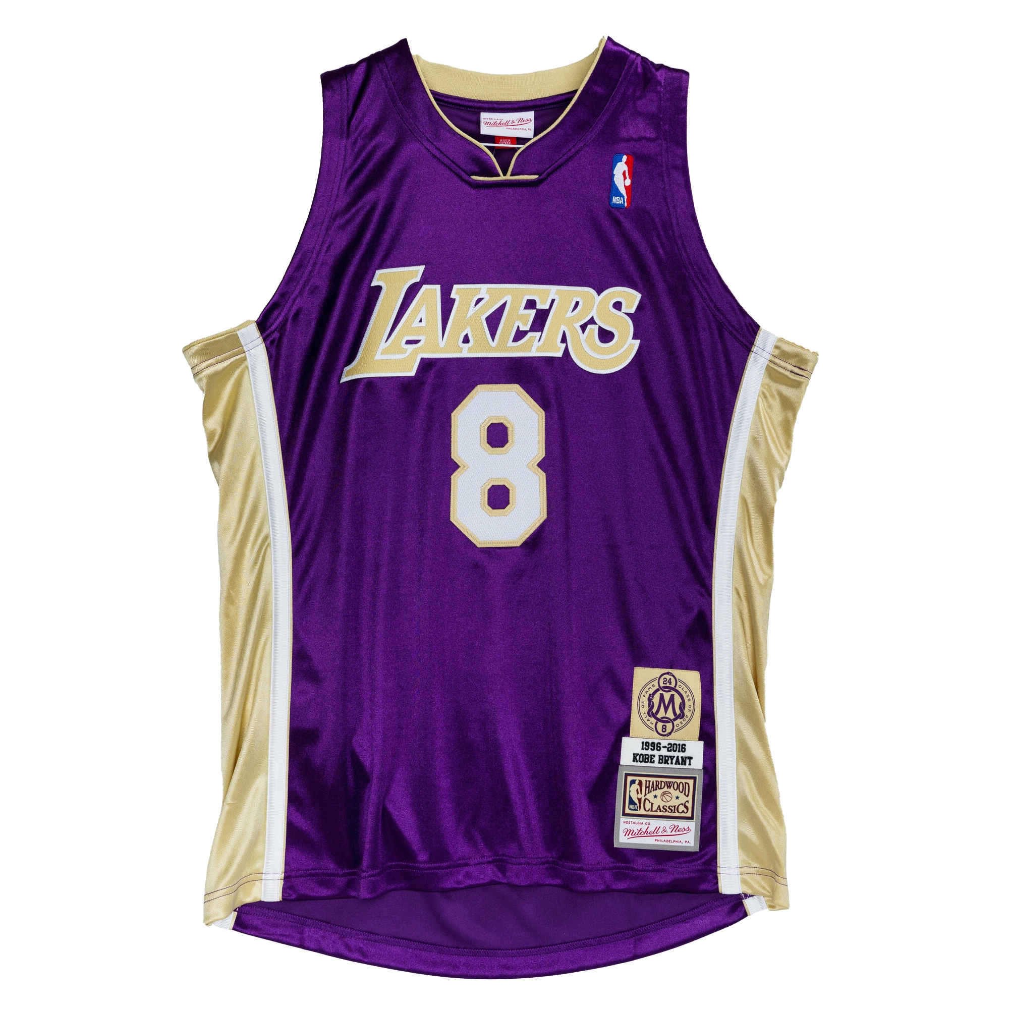 Kobe Bryant Los Angeles Lakers Mitchell & Ness Hall of Fame Class of 2020 #8 Authentic Jersey - Purple
