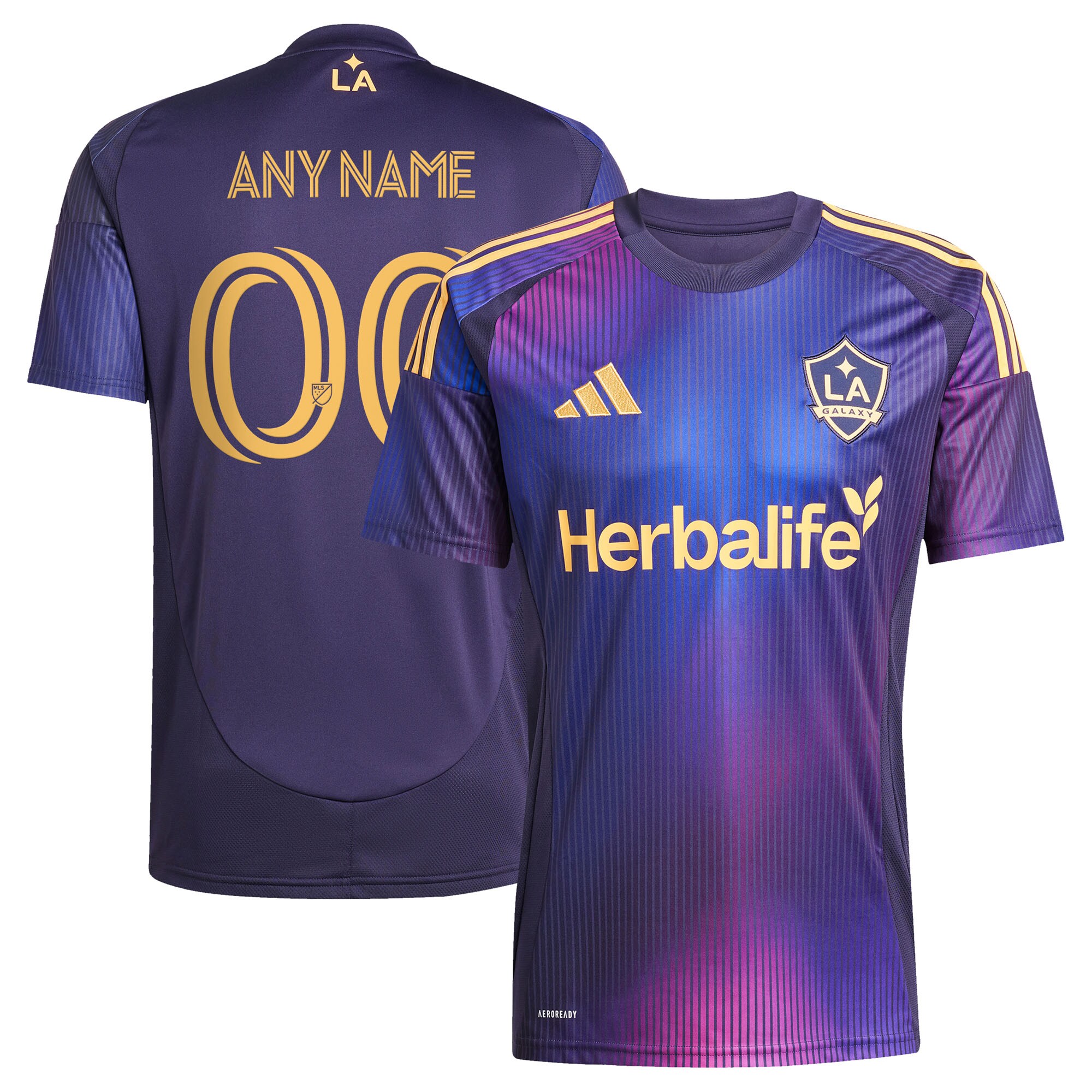  LA Galaxy adidas 2025 RIZON Replica Custom Jersey - Navy