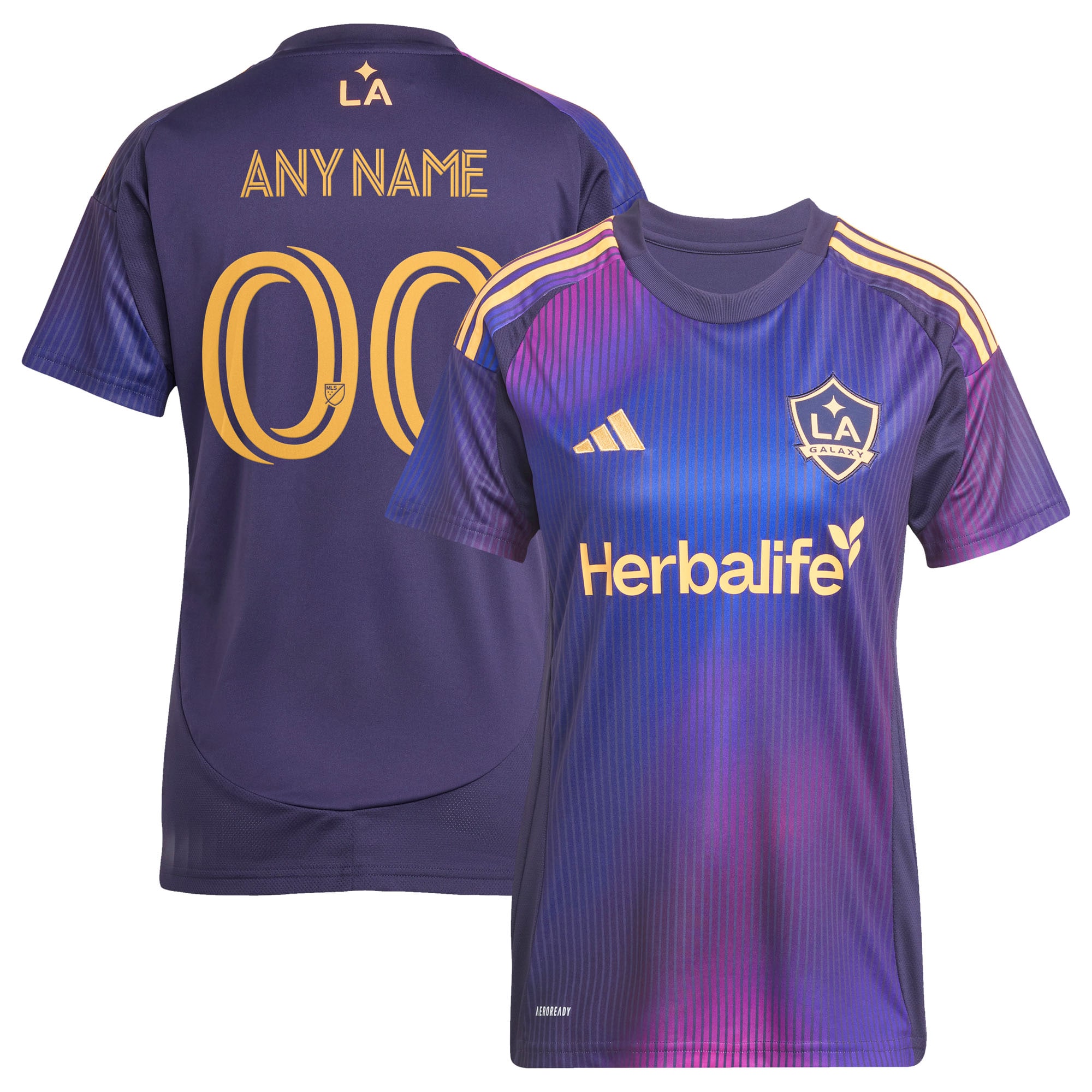  LA Galaxy adidas Women's 2025 RIZON Replica Custom Jersey - Navy