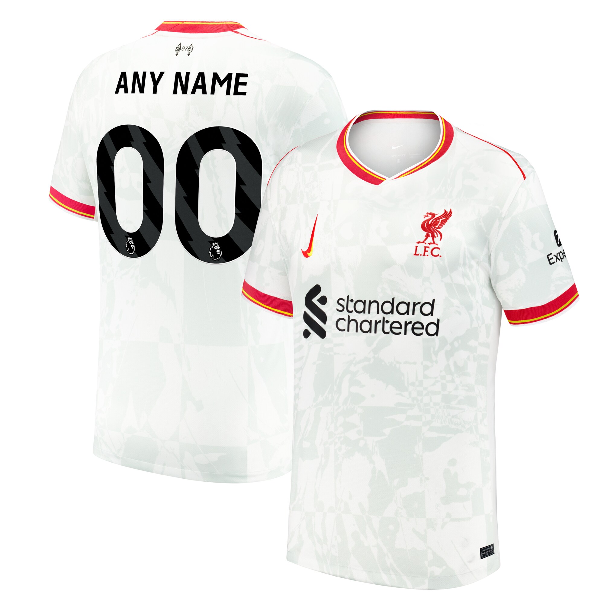 Liverpool Nike 2024/25 Third Custom Replica Jersey - White