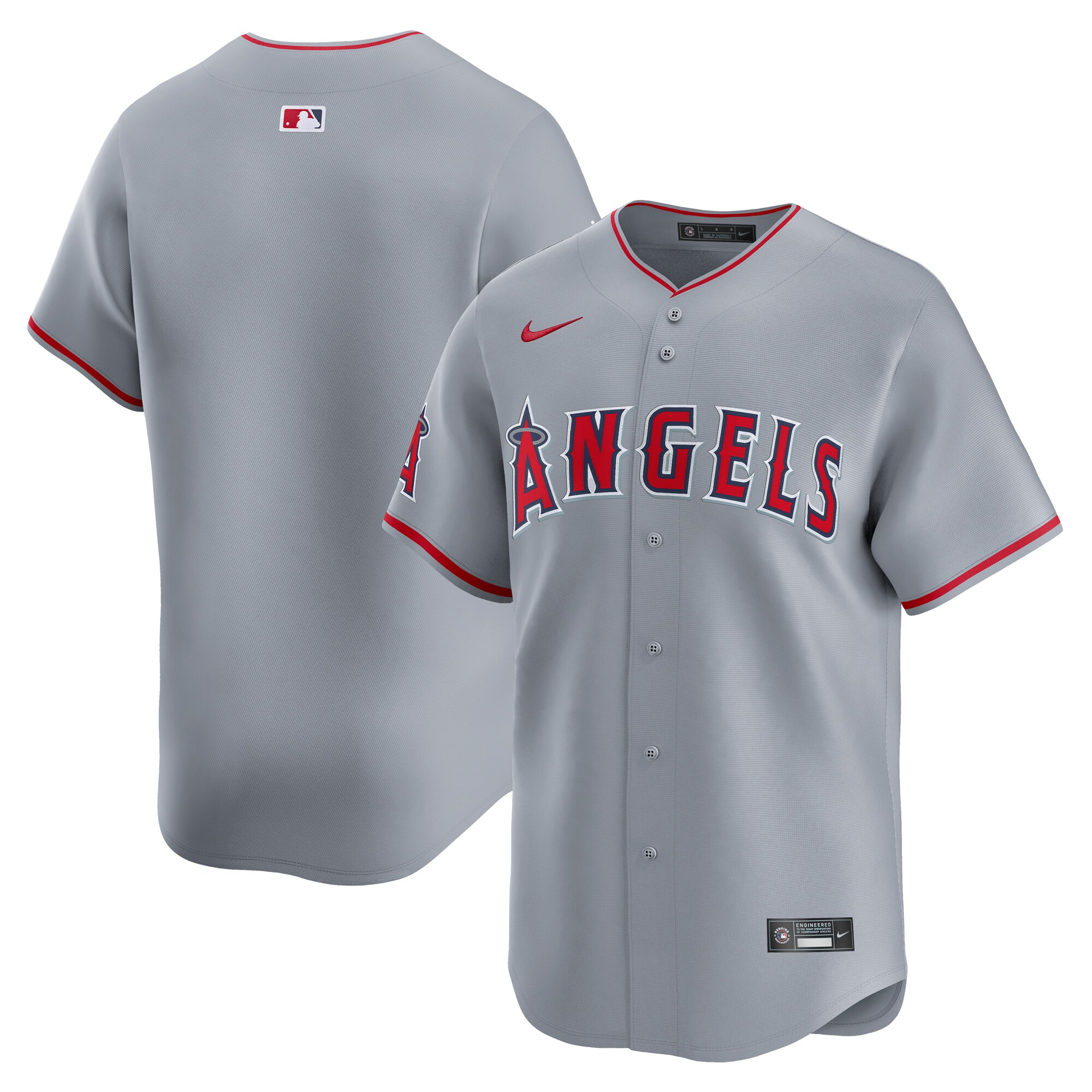  Los Angeles Angels Nike Away Limited Jersey - Gray
