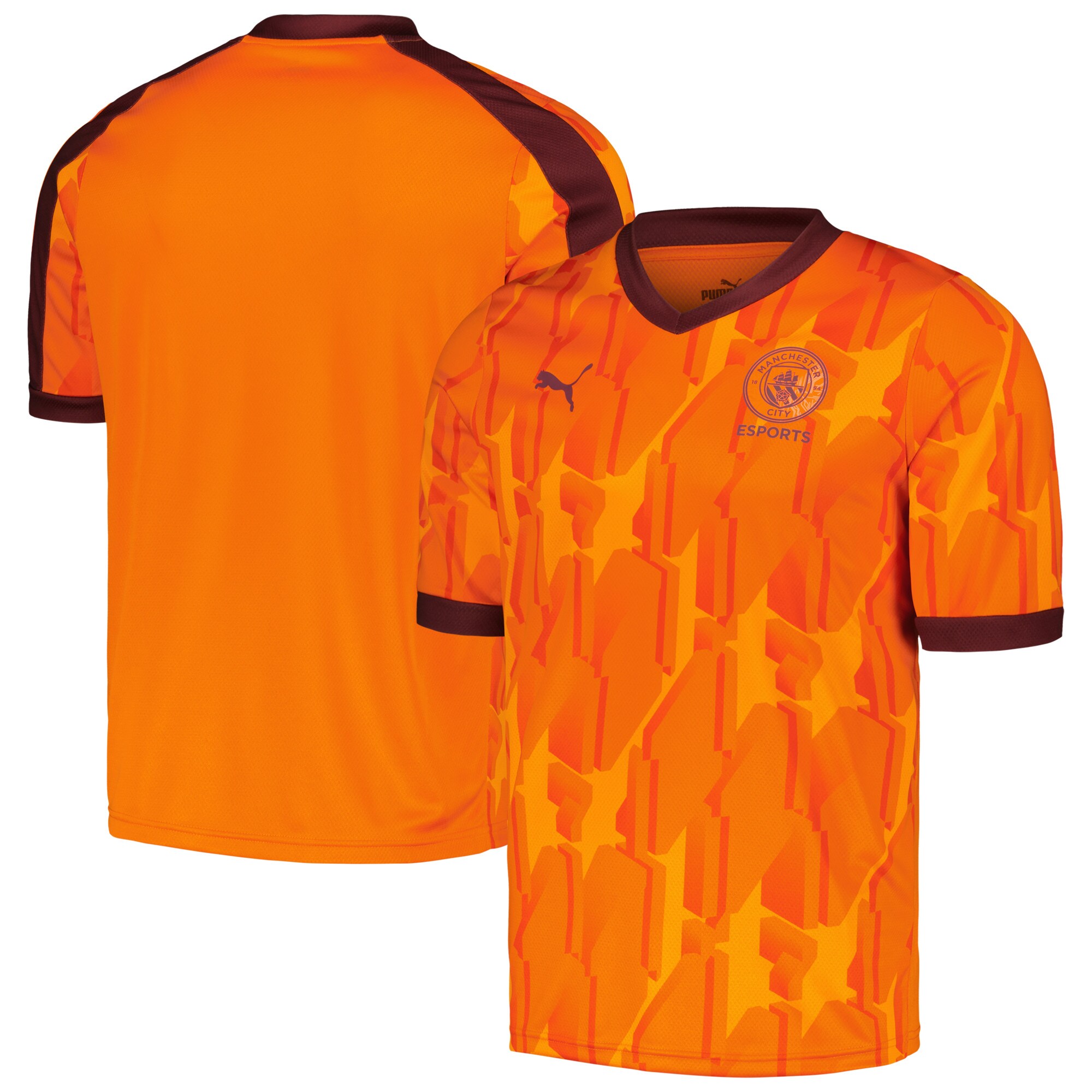  Manchester City Puma 2023/24 Esports Jersey - Orange