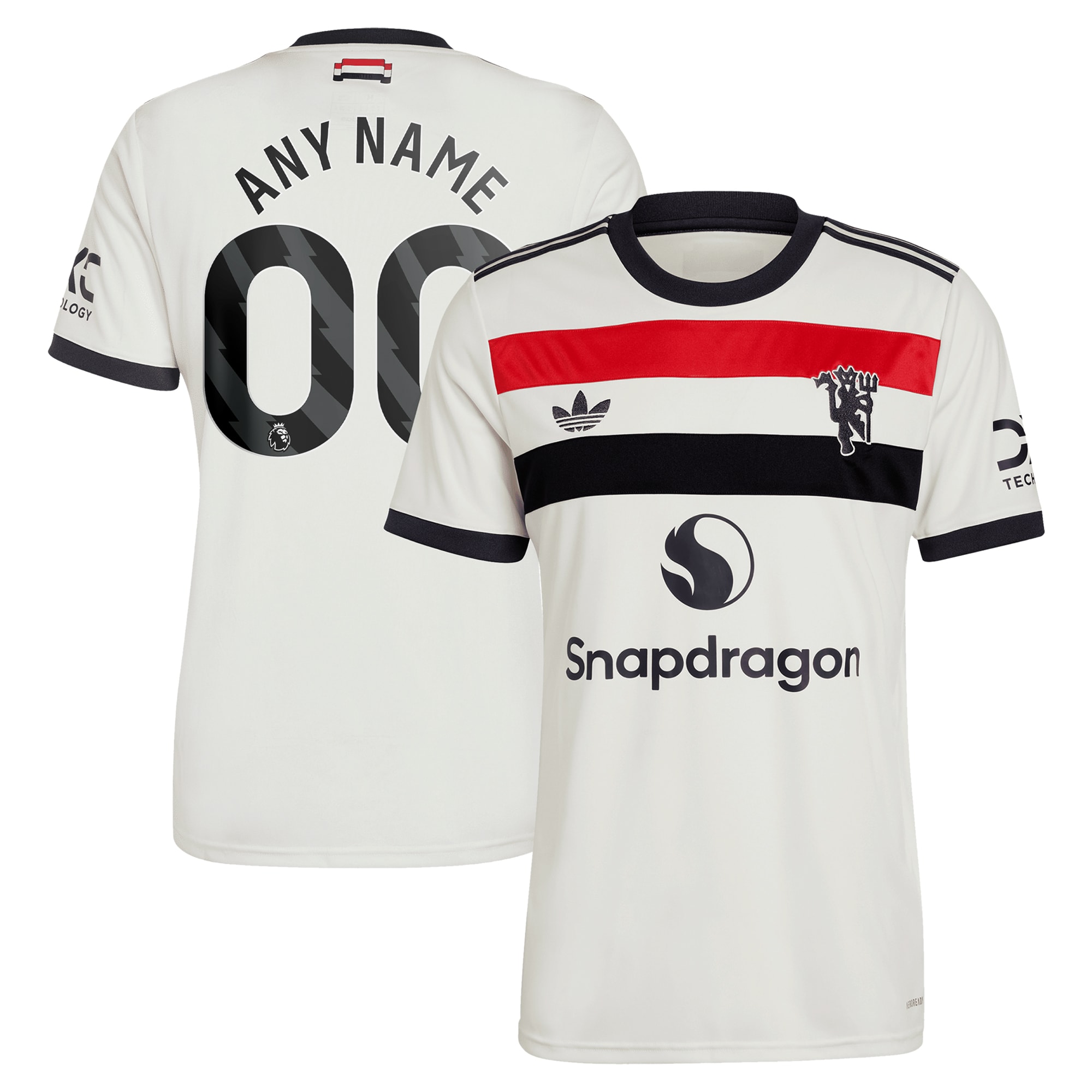 Manchester United adidas Originals  2024/25 Third Custom Replica Jersey - Cream