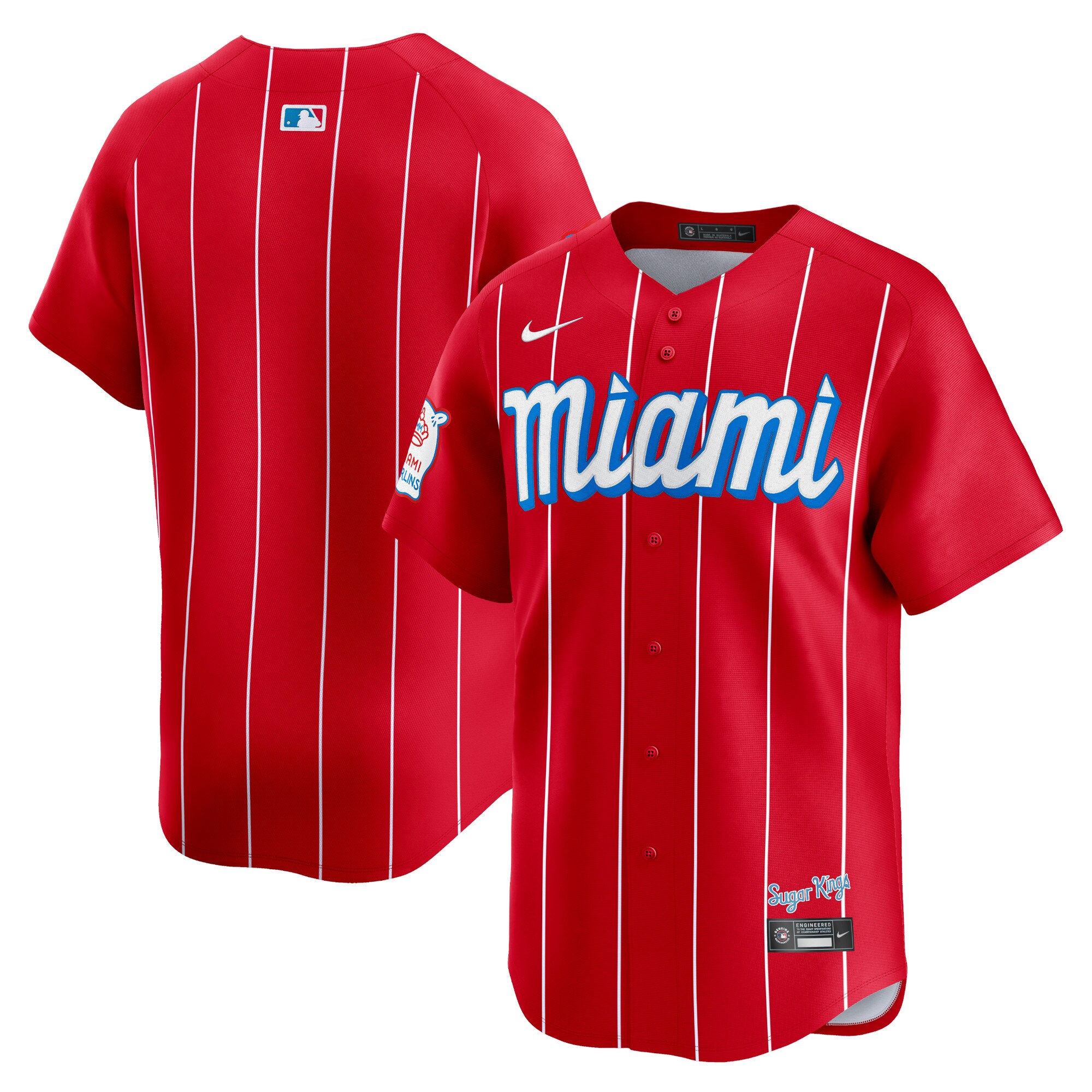  Miami Marlins Nike City Connect Limited Jersey - Red