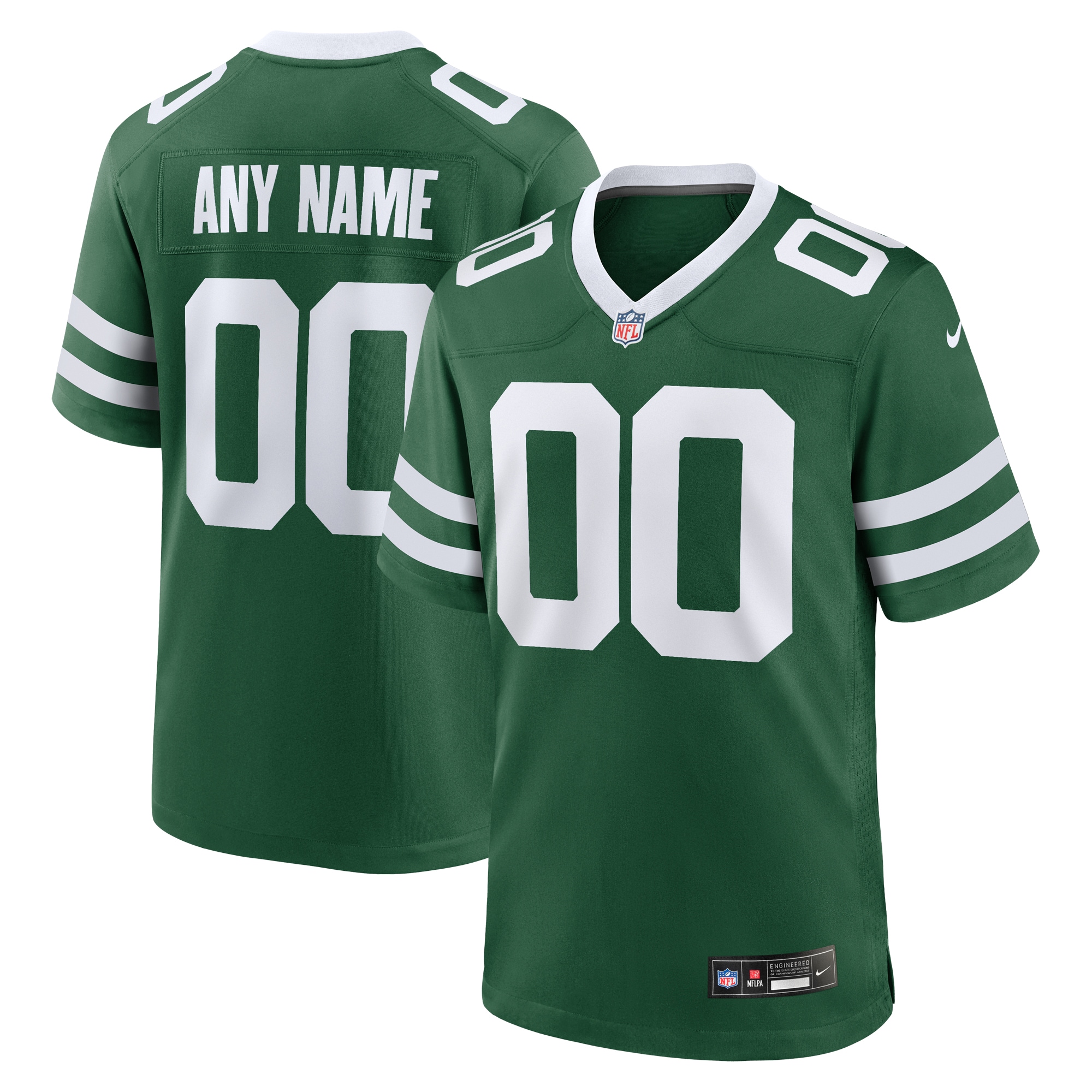  New York Jets Nike Custom Game Jersey - Legacy Green
