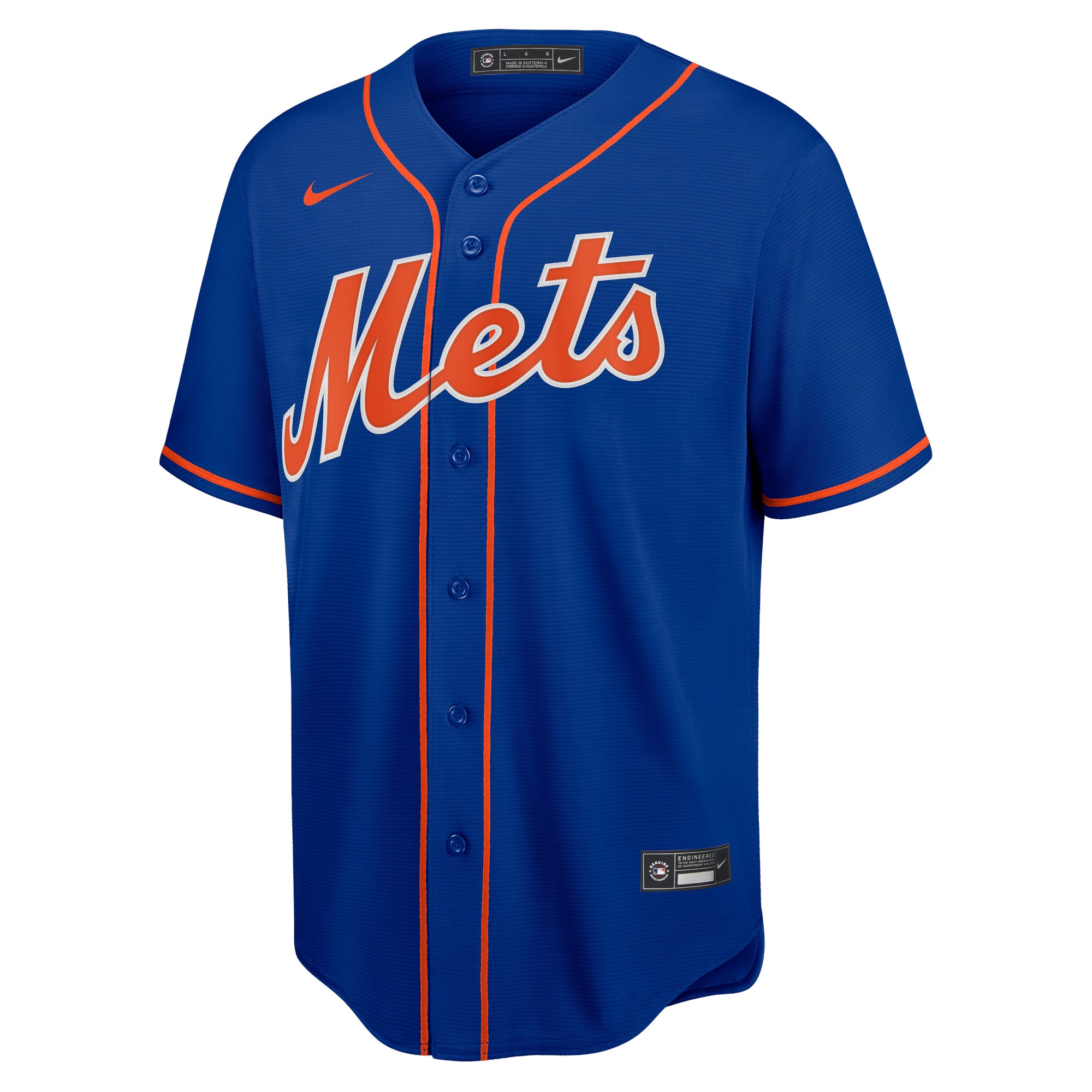  New York Mets Nike Big & Tall Alternate Replica Team Jersey - Royal