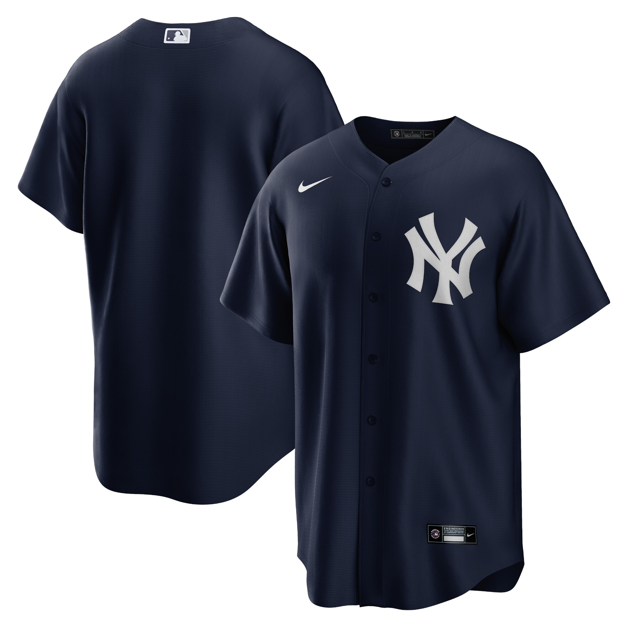  New York Yankees Nike Big & Tall Alternate Replica Team Jersey - Navy